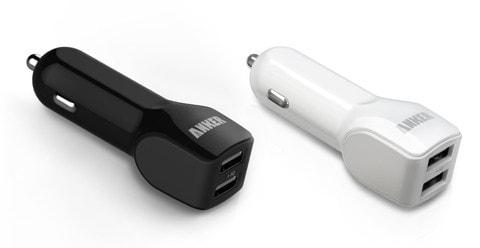Anker 24W Dual-Port USB Car Charger with PowerIQ™ Technology