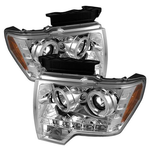 Ford F150 09-14 Projector Headlights - Halogen Model Only v2