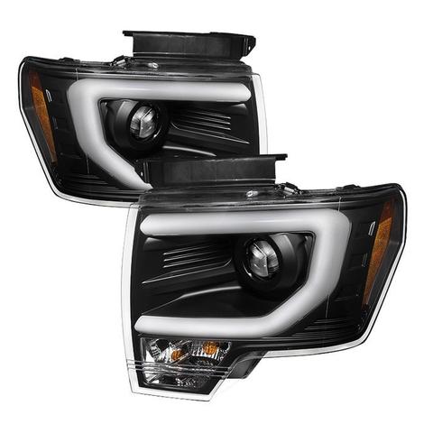 Ford F150 09-14 Projector Headlights - Halogen Model Only v5